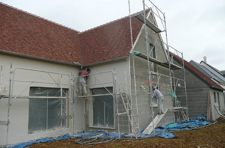 Axom Construction : ravalement de façade à Tours, Amboise (37) & Blois (41)